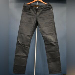 Belstaff Waxed Black Jeans